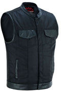 Concealed Snap Closure, Textile Material, Scoop Collar & Hidden