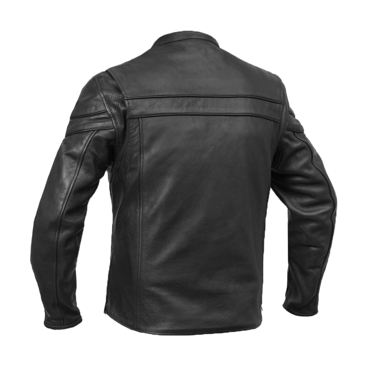 Speedster Black Men's Leather Motorcycle Jacket