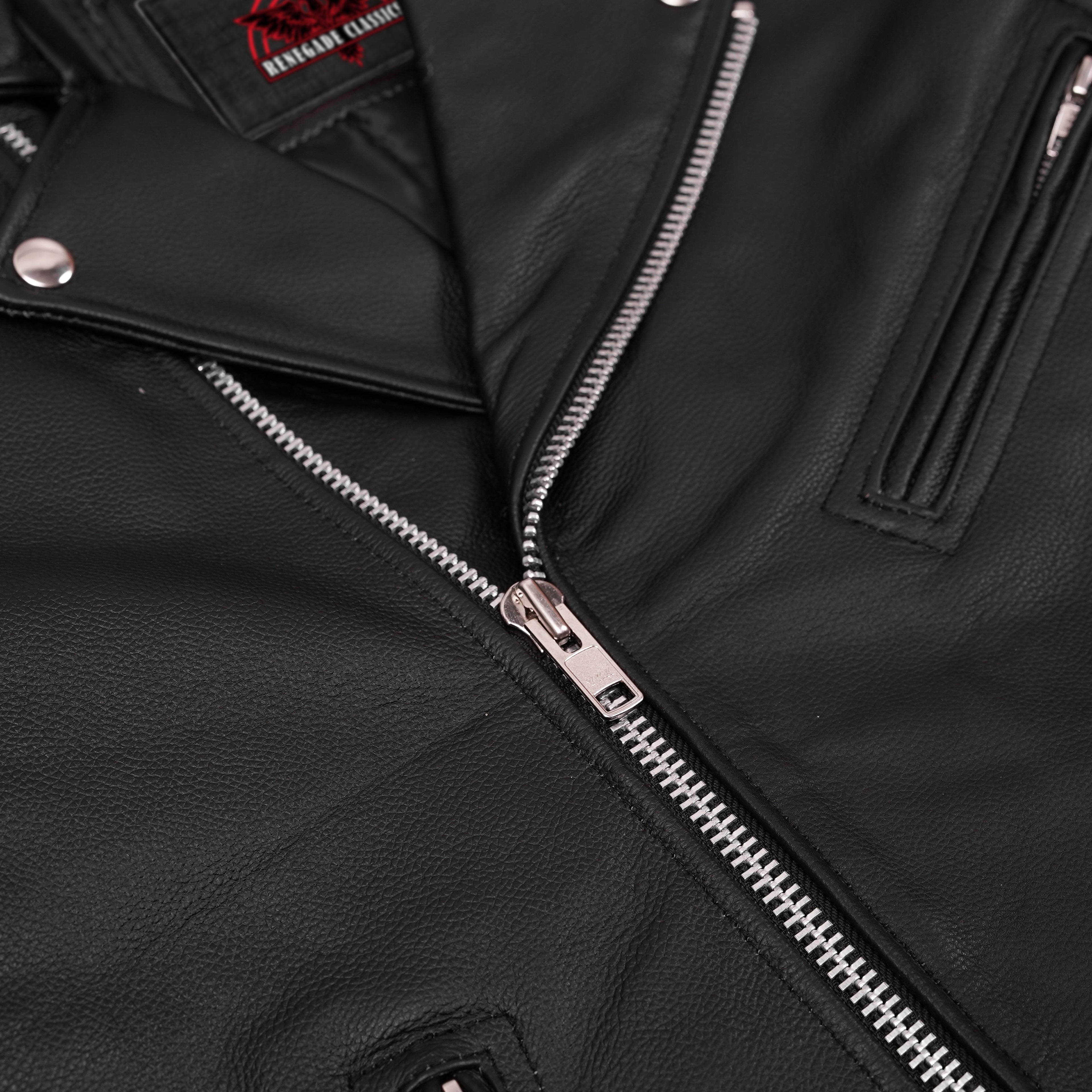 Men's Classic Plain Side M/C Jacket - TALL