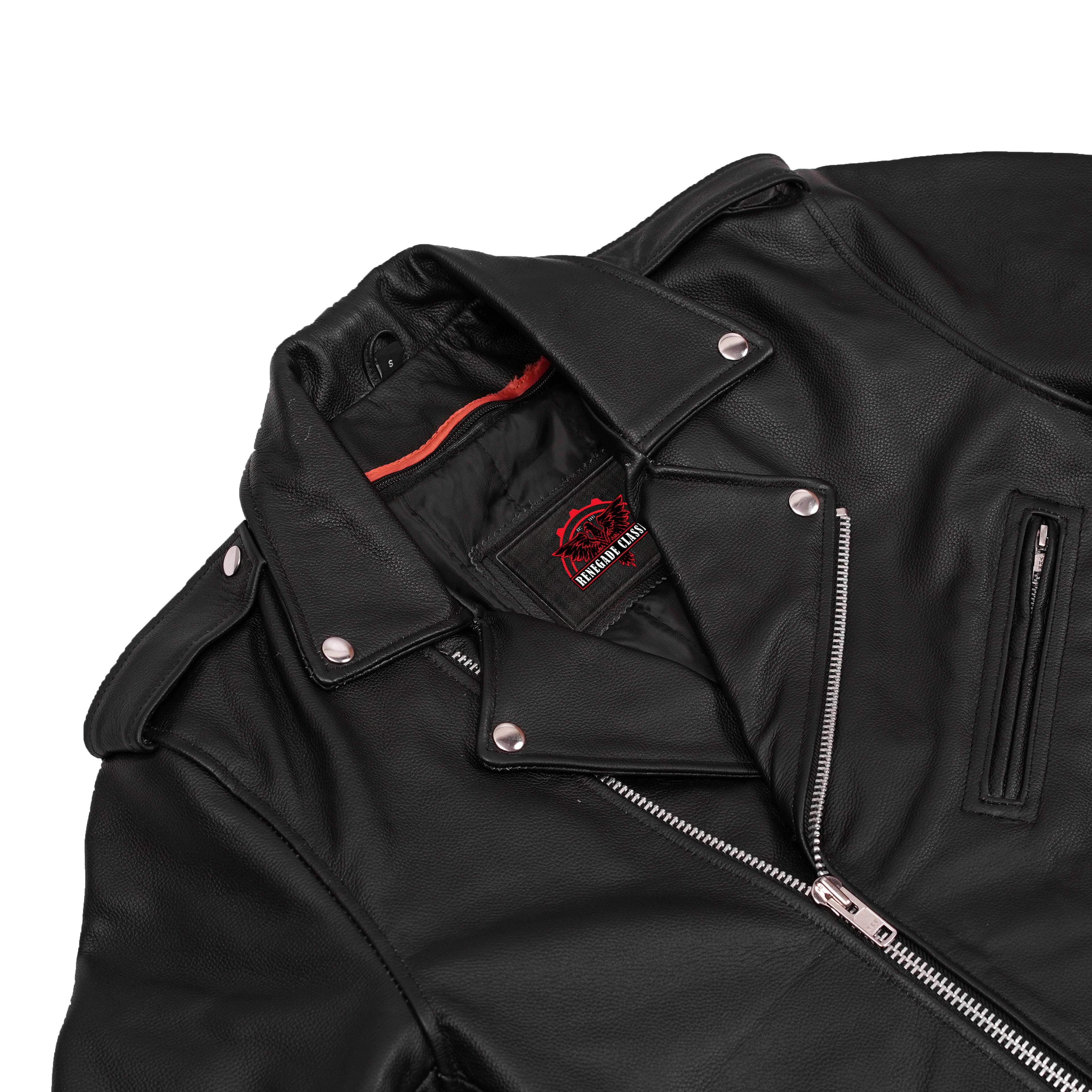 Men's Classic Plain Side M/C Jacket - TALL