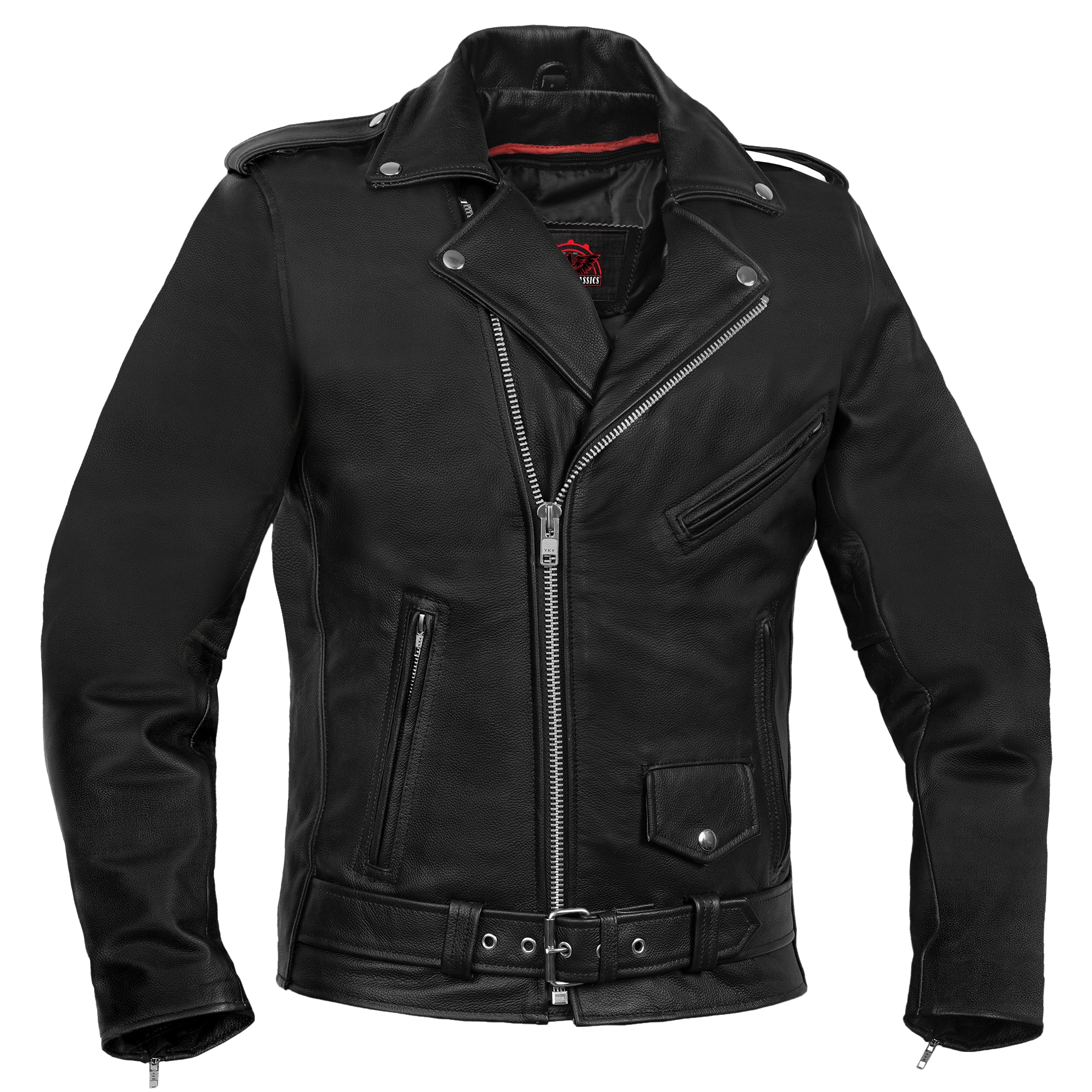 Men's Classic Plain Side M/C Jacket - TALL