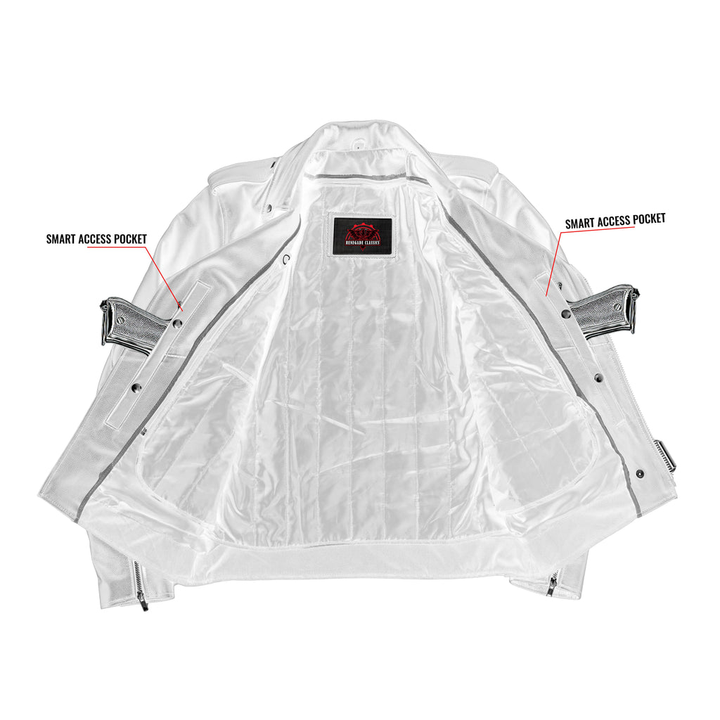Men's Classic Plain Side M/C Jacket - TALL