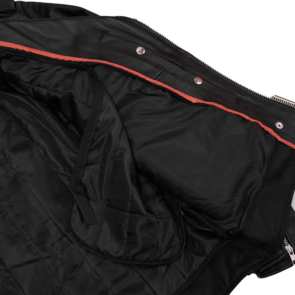 Men's Classic Plain Side M/C Jacket - TALL