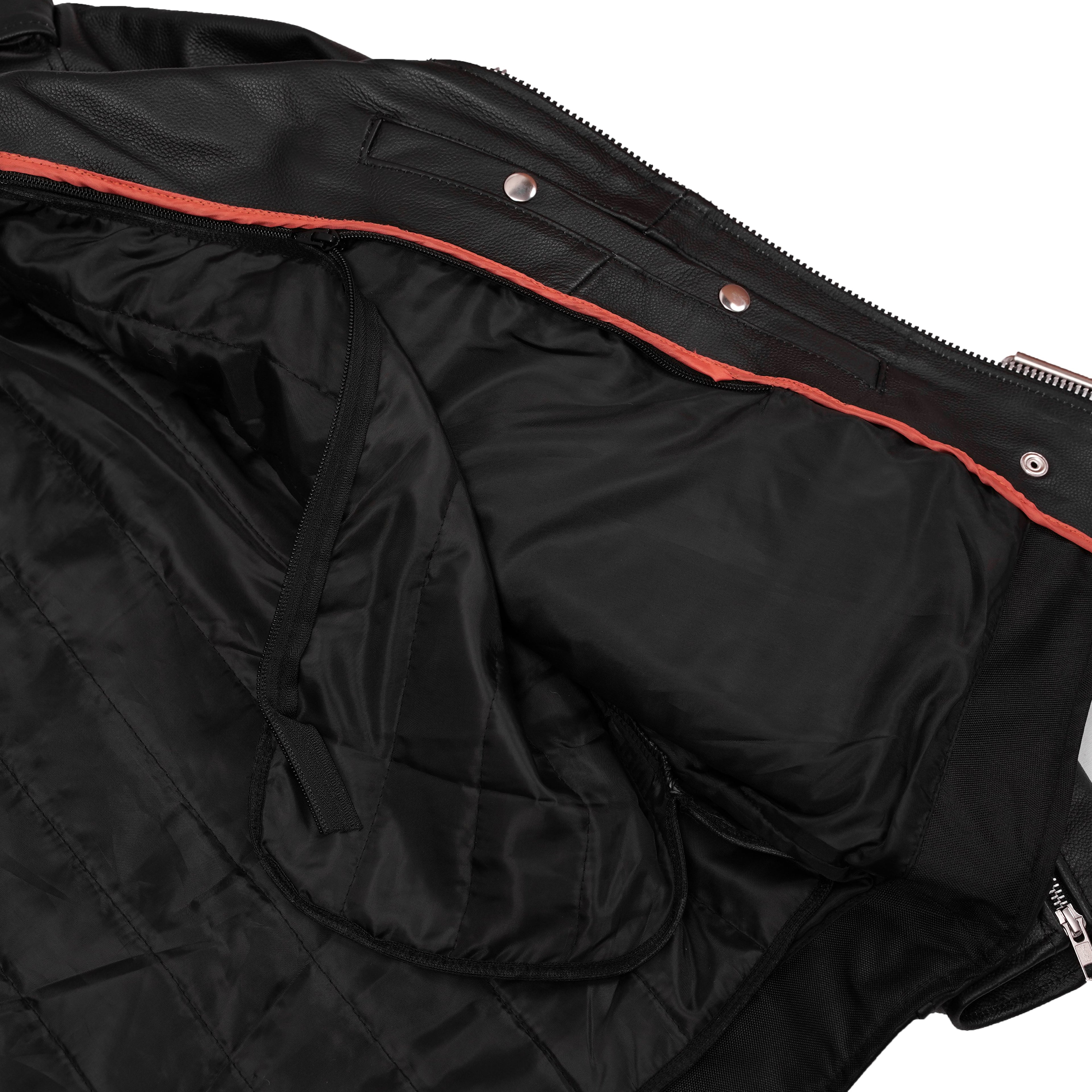 Men's Classic Plain Side M/C Jacket - TALL