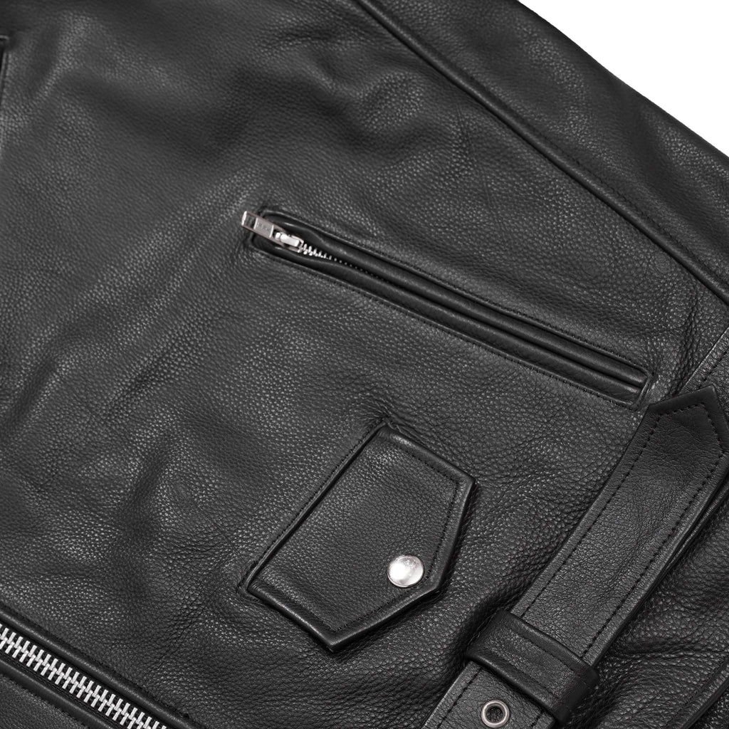 Men's Premium Classic Plain Side Jacket - Black