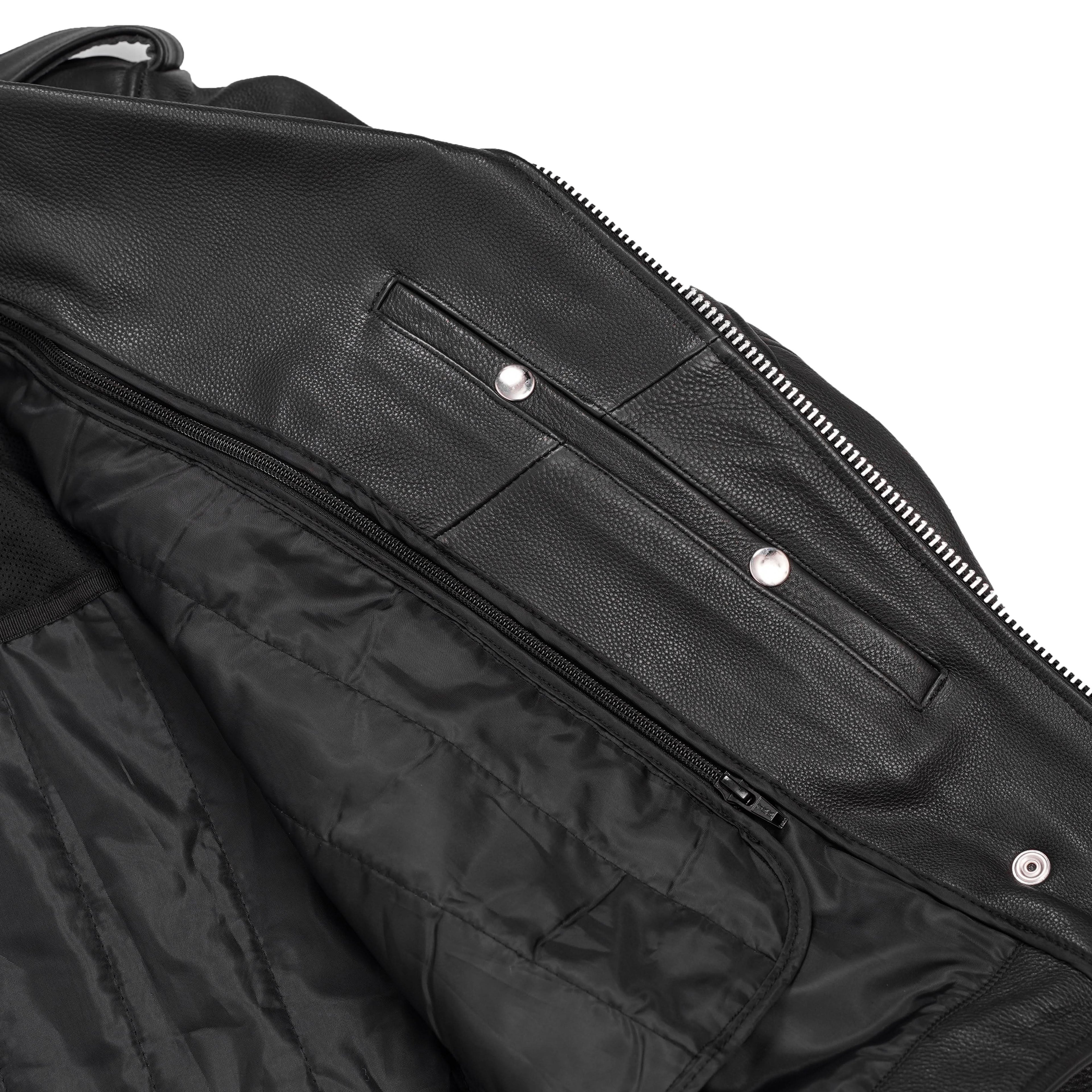 Men's Premium Classic Plain Side Jacket - Black