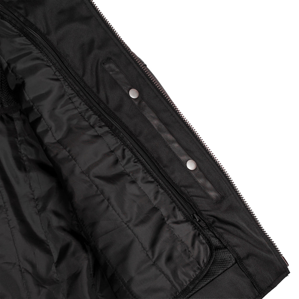 Men's Lightweight Drum Dyed Naked Lambskin Crossover Scooter - Black