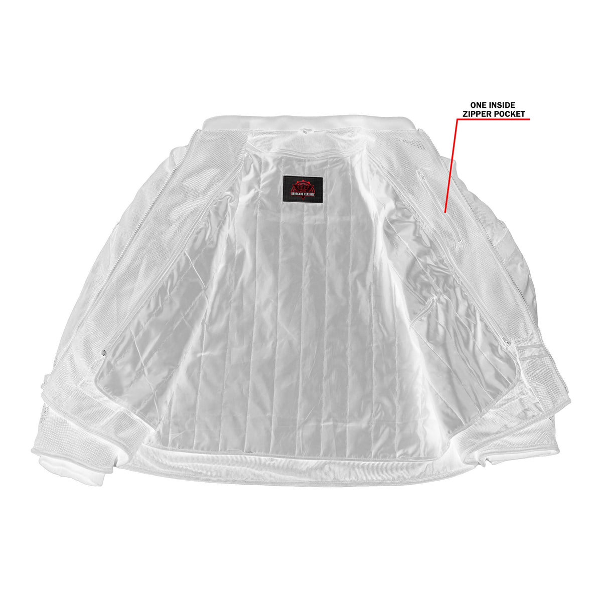 Men's Ventilated Mesh Motorcycle Jacket – Sporty, All-Season