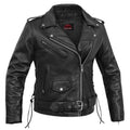 SpeedMoto Women's Leather Motorcycle Jacket