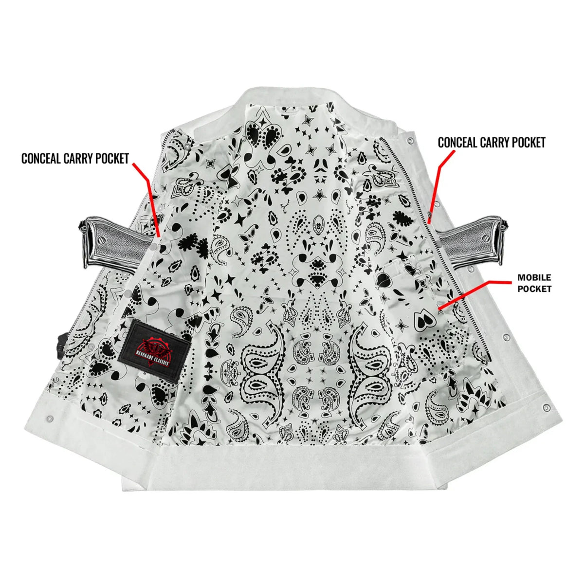Men's Modern Utility Style Canvas Vest