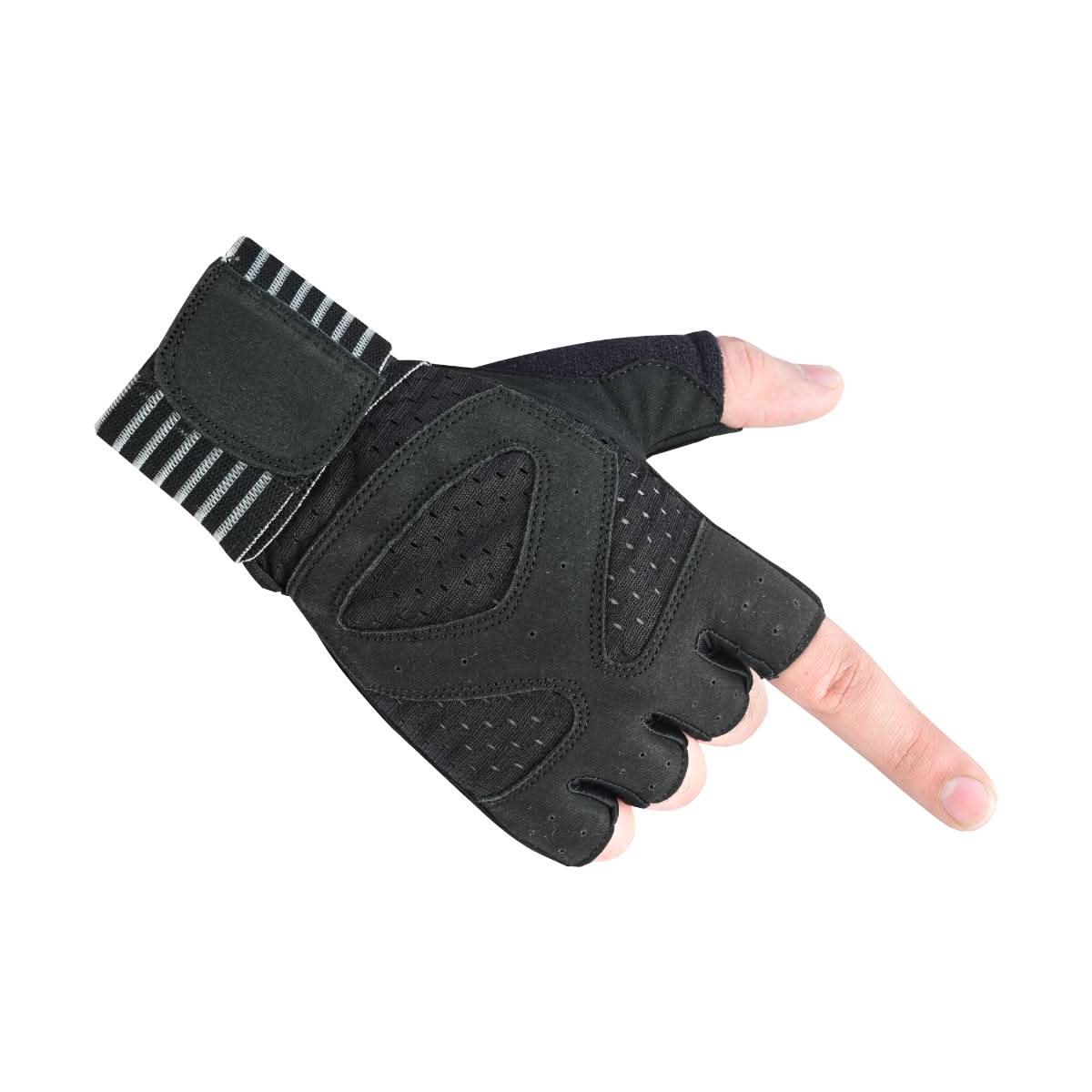 Power Palm Weightlifting and Gym Workout Glove Black