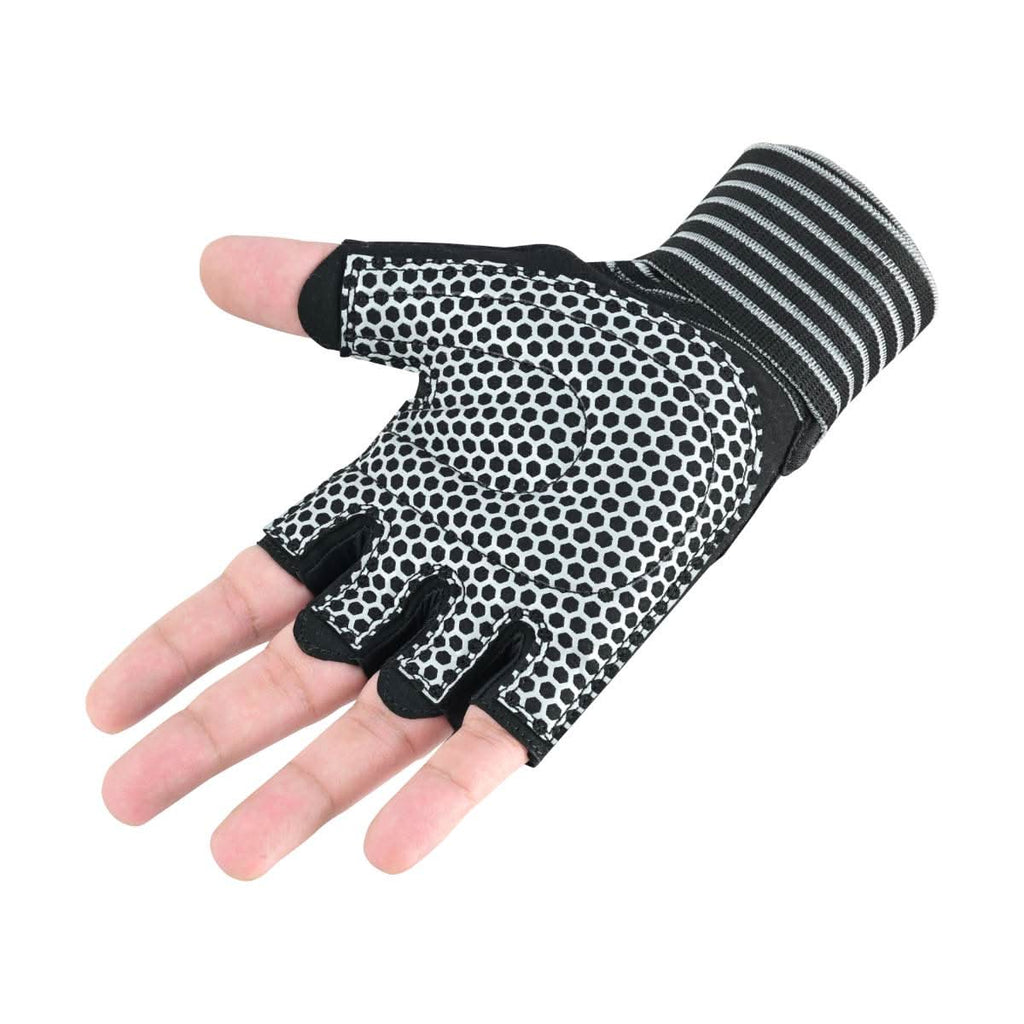 Power Palm Weightlifting and Gym Workout Glove Black