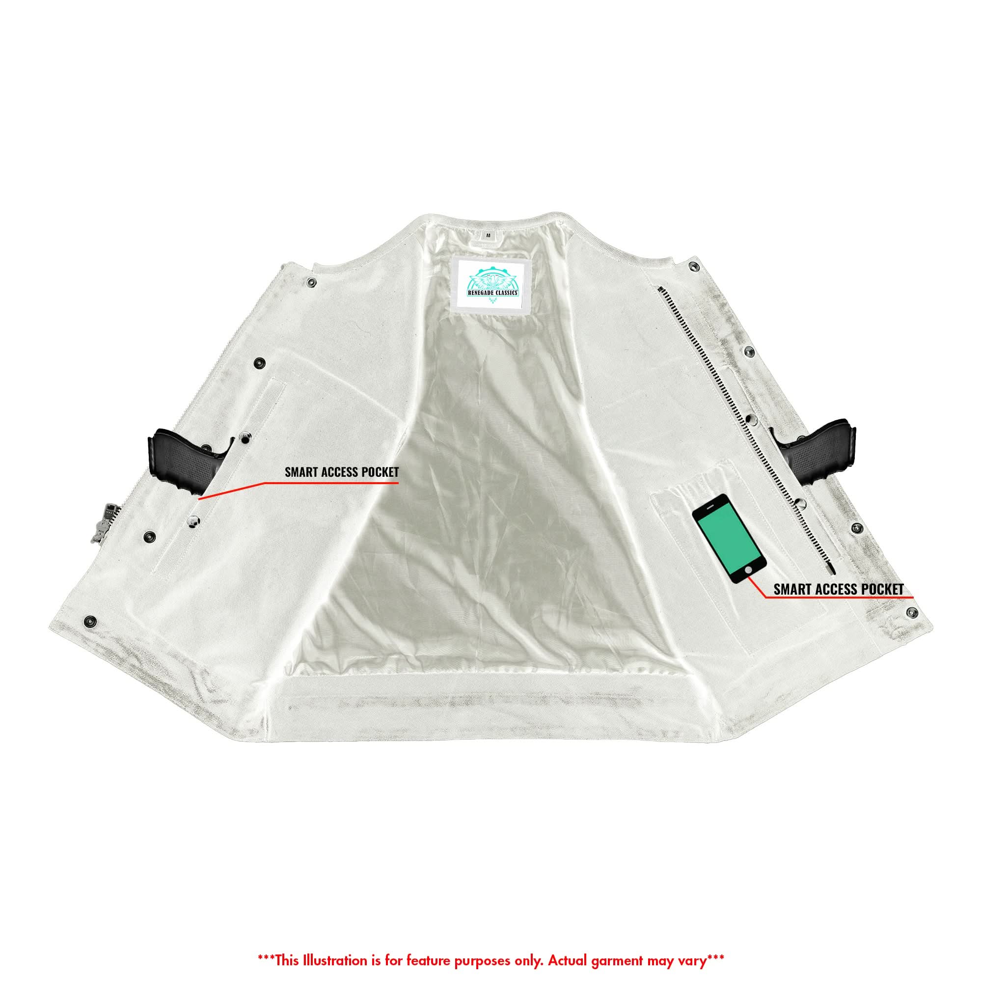 Dune Rider - Lowcut Blaze Men's Canvas Vest