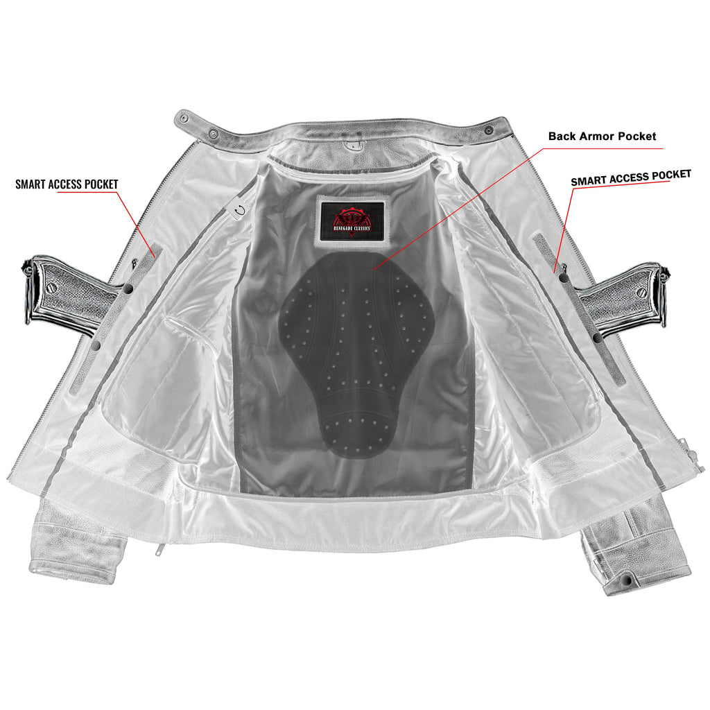 ASHBORNE - Women’s Leather Motorcycle Jacket