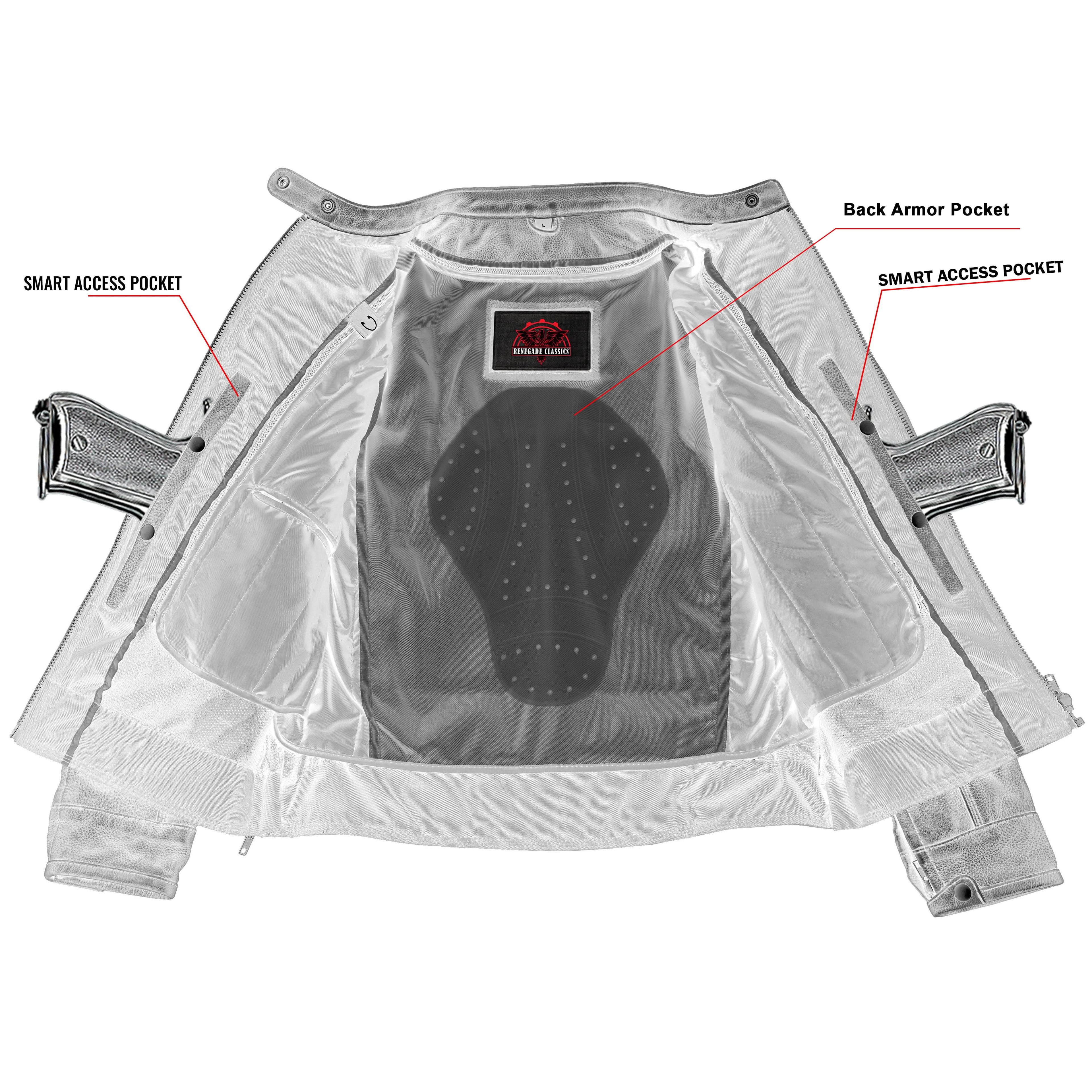 ASHBORNE - Women’s Leather Motorcycle Jacket