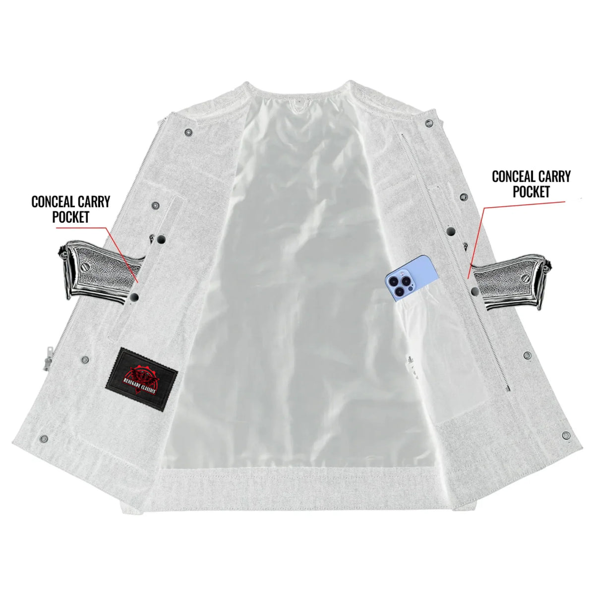 Gallant - Men’s Motorcycle Denim Vest