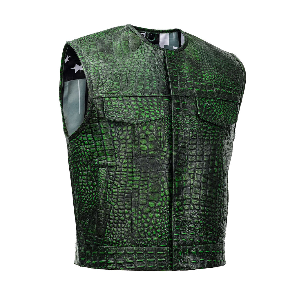 Venom Bite Men’s Leather Vest