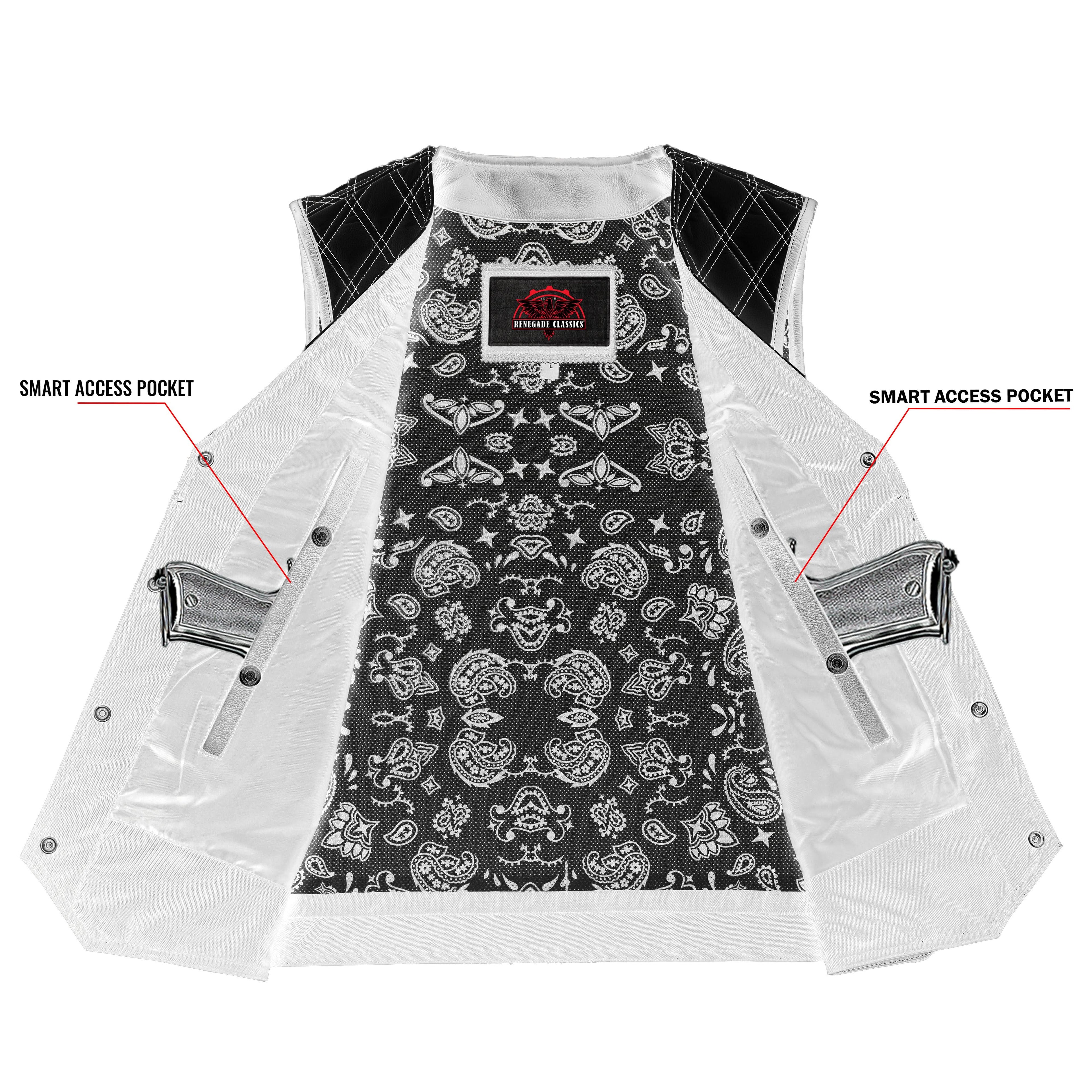 Splitline Men's Leather Vest