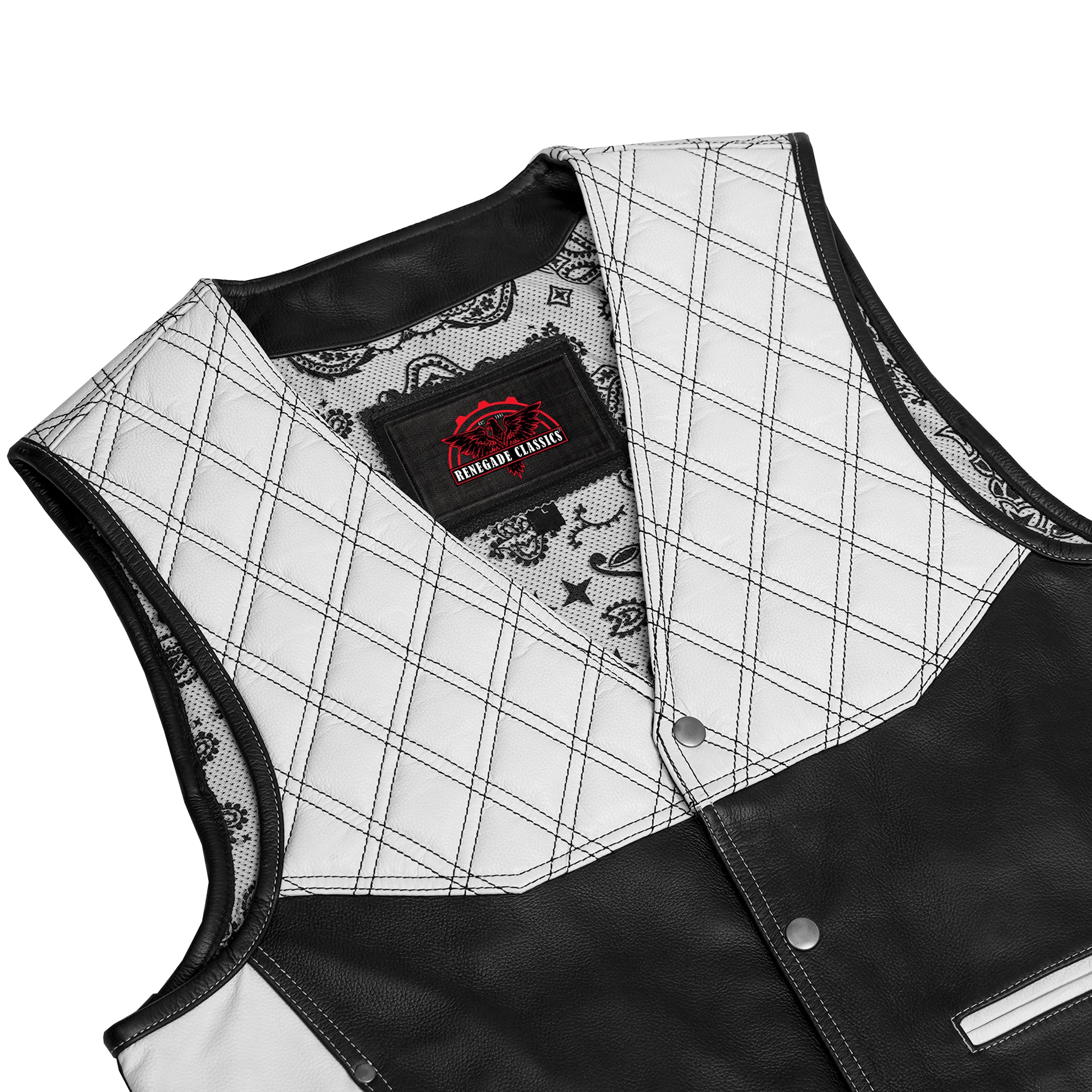 Splitline Men's Leather Vest
