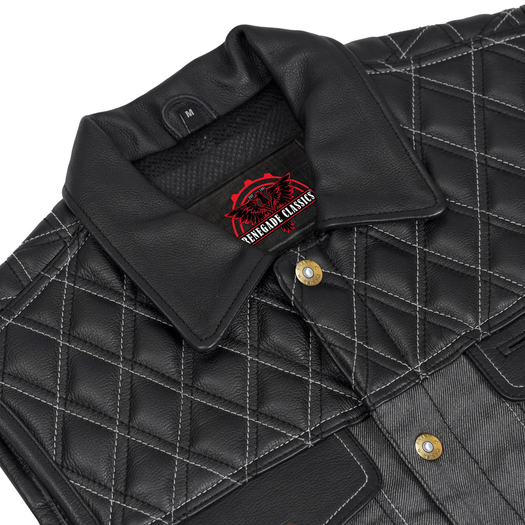 Dark Venture Men’s Leather Vest