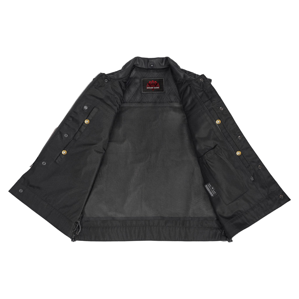 Dark Venture Men’s Leather Vest