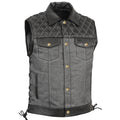 Dark Venture Men’s Leather Vest