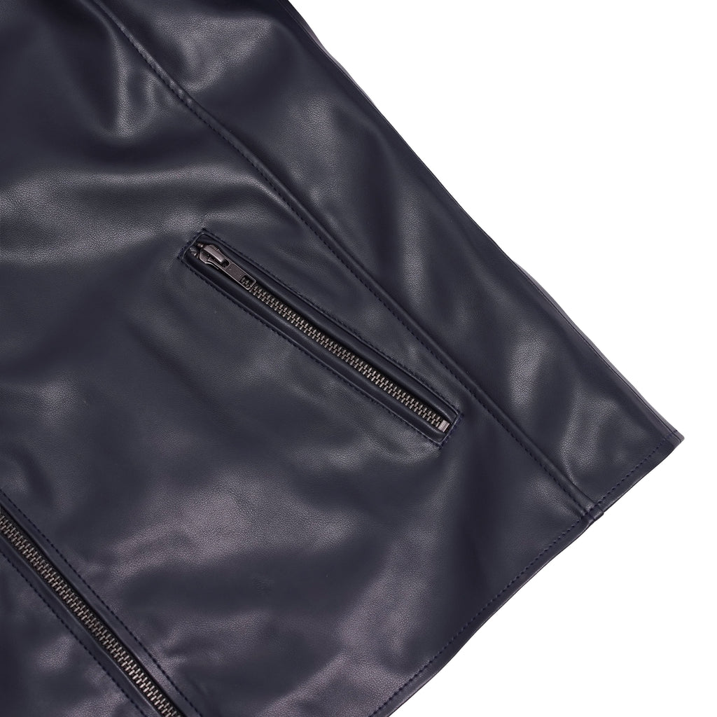 NavyFlux Men’s Faux Leather Jacket