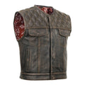 Liberty Knight - Lowcut Blaze Lowside Men's Leather Vest