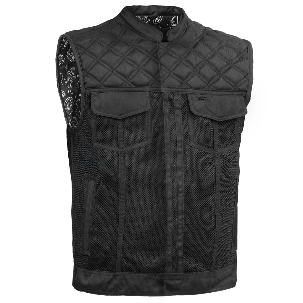 Vapor Shield Men’s Textile Motorcycle Vest