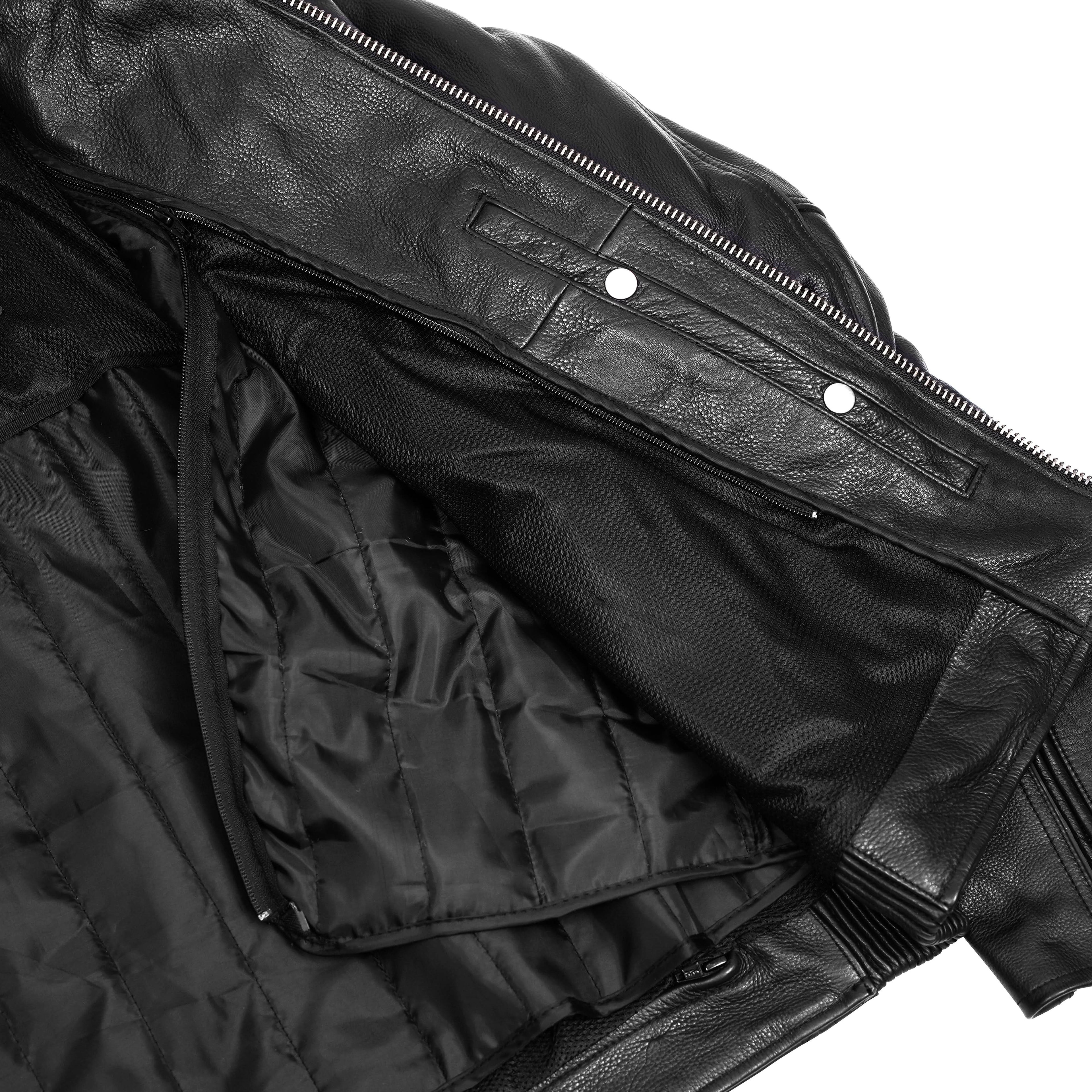 HellBorn - Men’s Leather Motorcycle Jacket