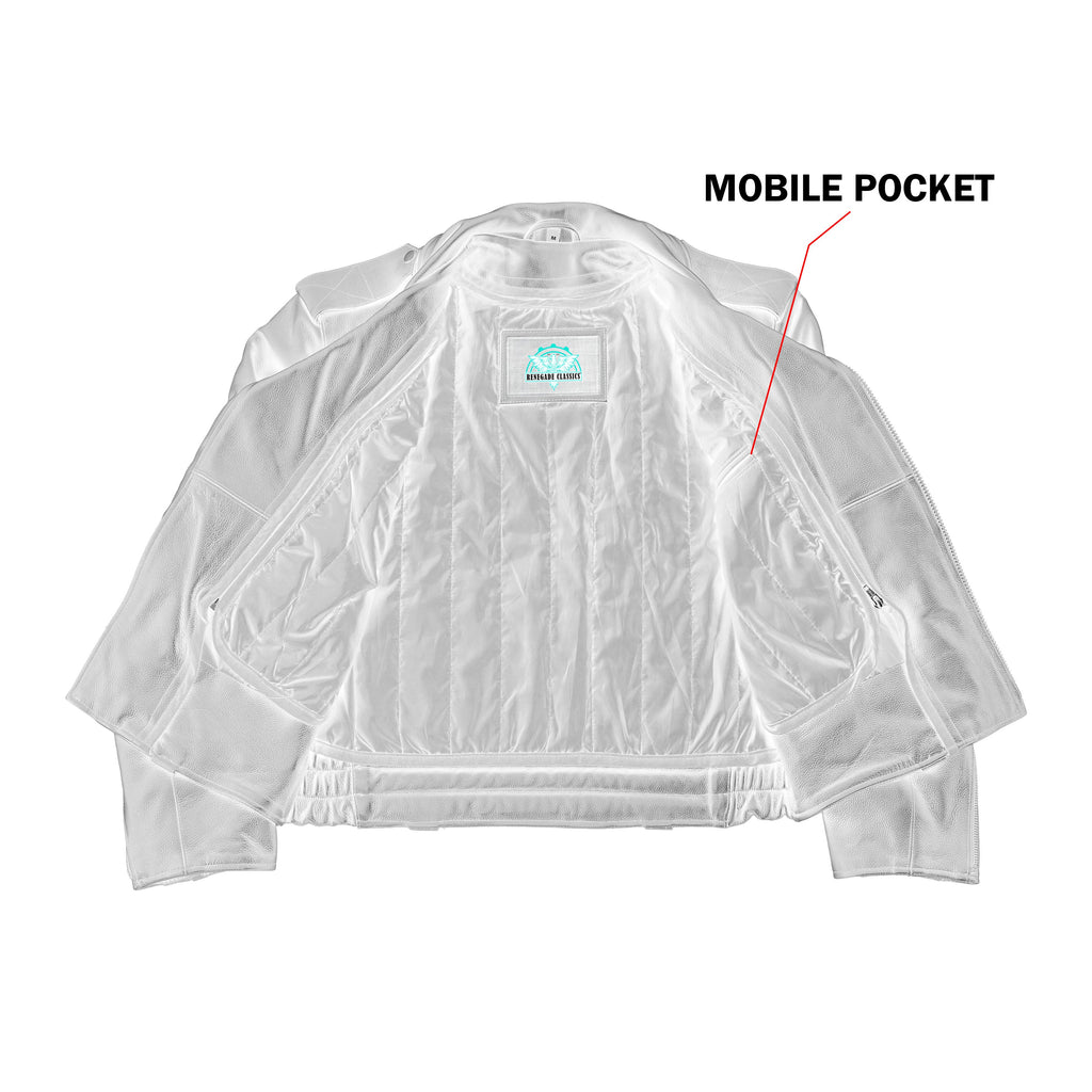Rogue Rider Men’s Leather Motorcycle Jacket