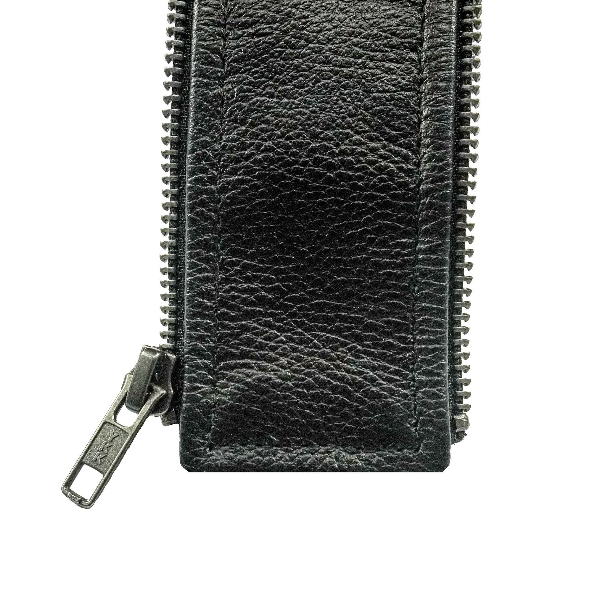 VXP53 Men's Black Universal Vest Expander Panel with Gun Metal Zip # 5 (Single Piece)