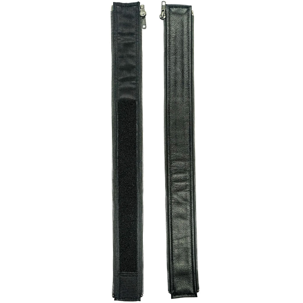 VXP53 Men's Black Universal Vest Expander Panel with Gun Metal Zip # 5