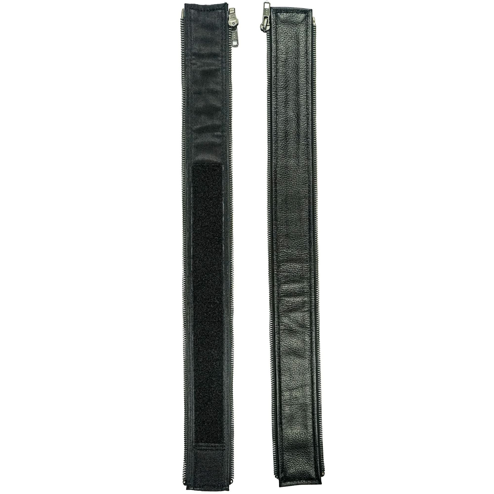 VXP53 Men's Black Universal Vest Expander Panel with Gun Metal Zip # 5