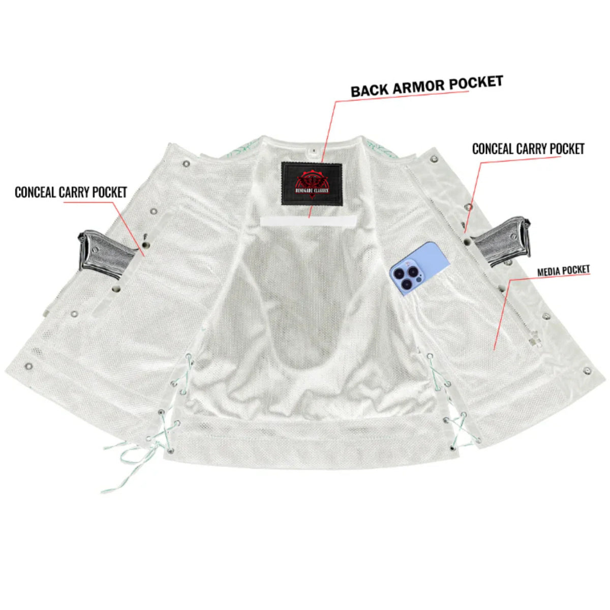 Lustfire - Women's Mesh Vest
