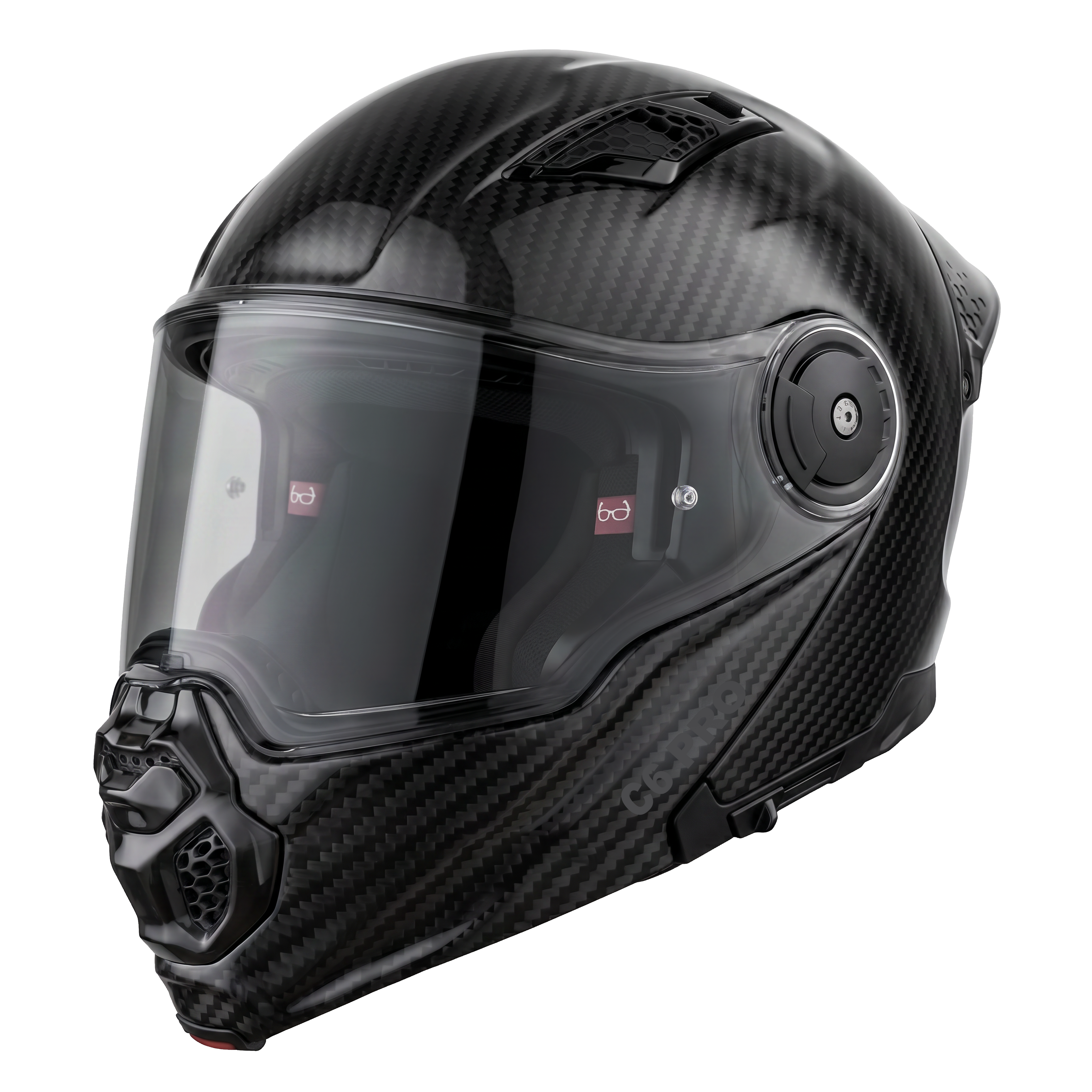 D.O.T. & ECE Daytona C6 PRO- Grey Carbon Fiber