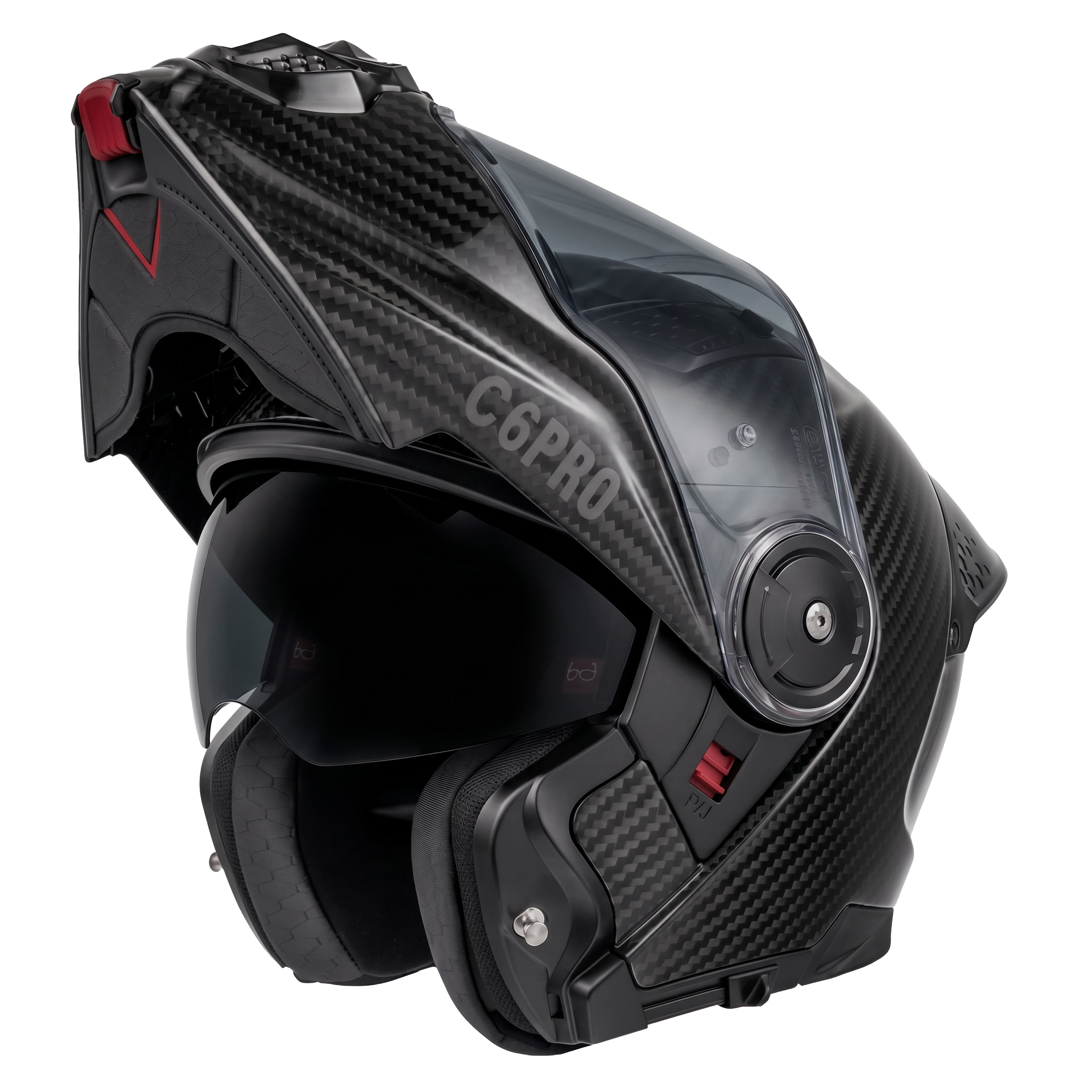 D.O.T. & ECE Daytona C6 PRO- Grey Carbon Fiber