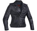Moonlight Women's Navy Blue Fashion Leather Jacket