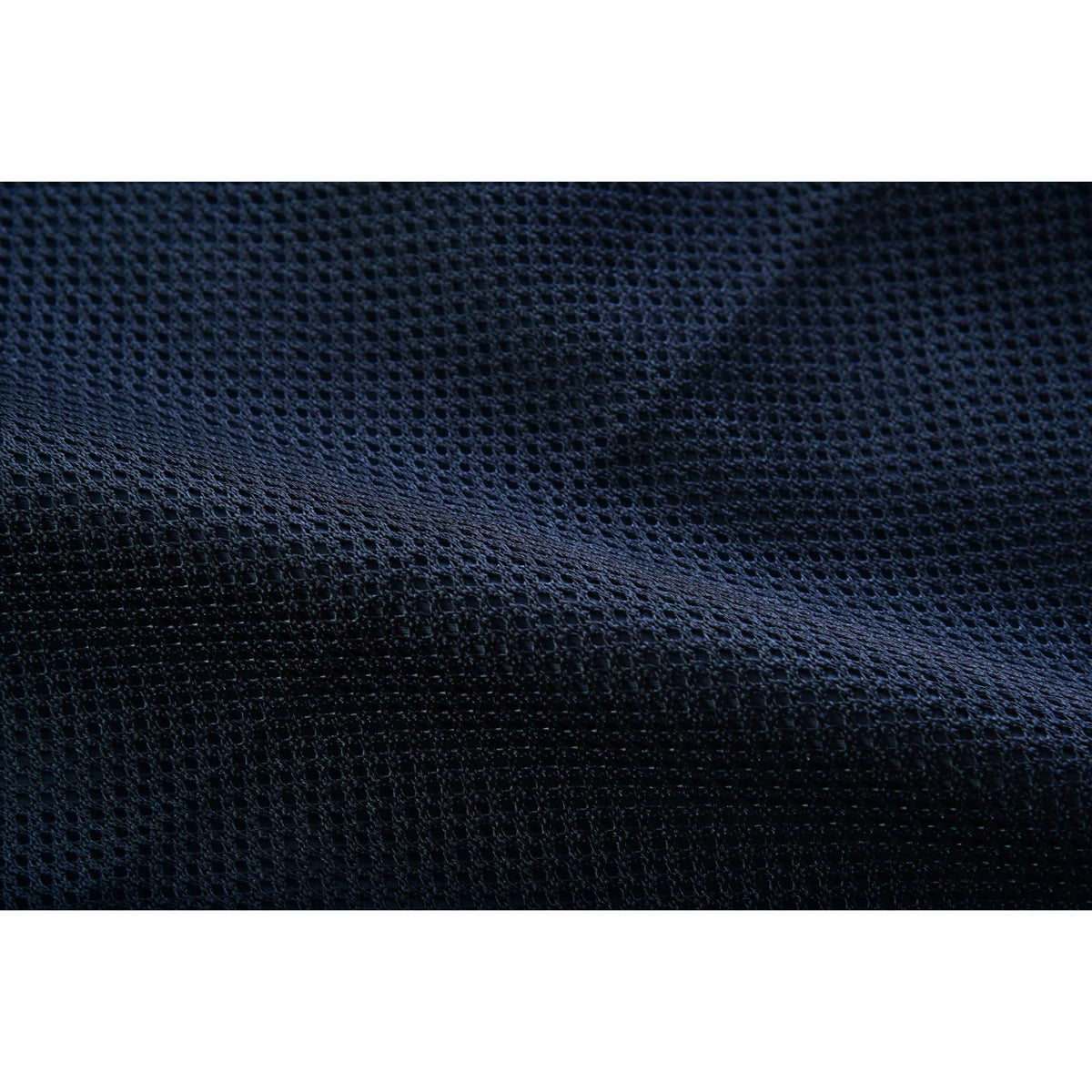 Night Tiger Men's Black Mesh Textile Vest with Orange Diamond Stitch