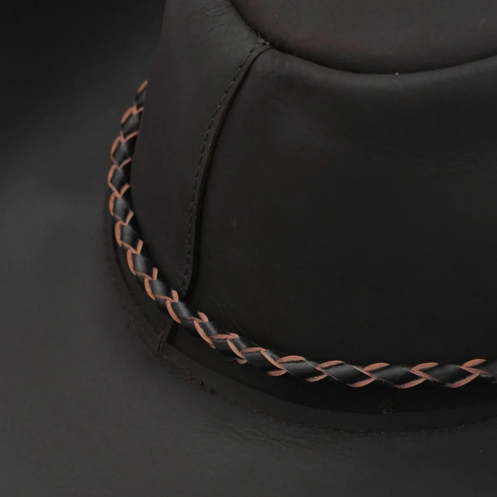 Blackthorn Rider- Men’s Leather Hat