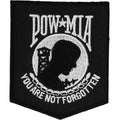 P218 POW MIA Patch Black White