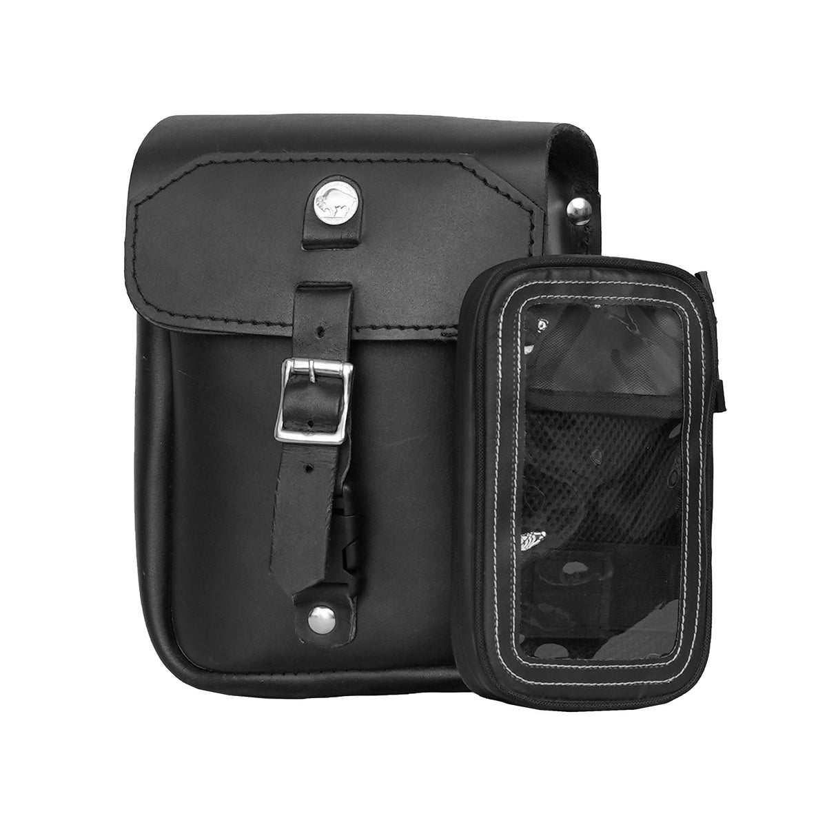 Premium Leather Large Tool Bag for Sissybar