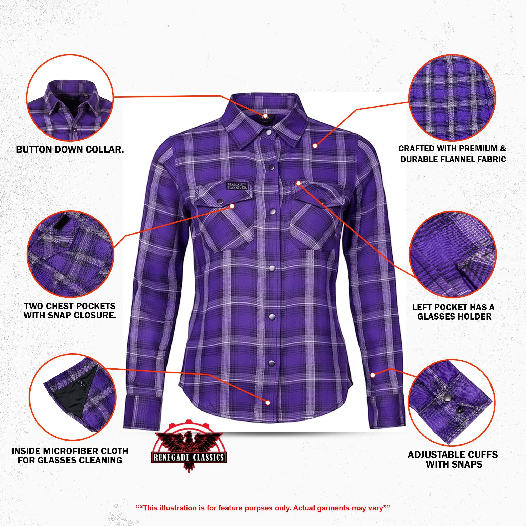 Duskberry Women’s Flannel Shirt