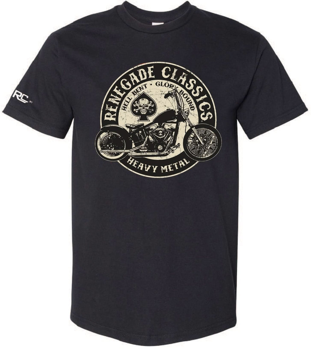 RC Renegade Classics Glory Mens Motorcycle T-Shirt