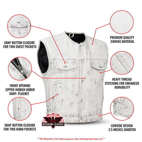 Blaze Scorcher™ Lowcut Men's Canvas Vest