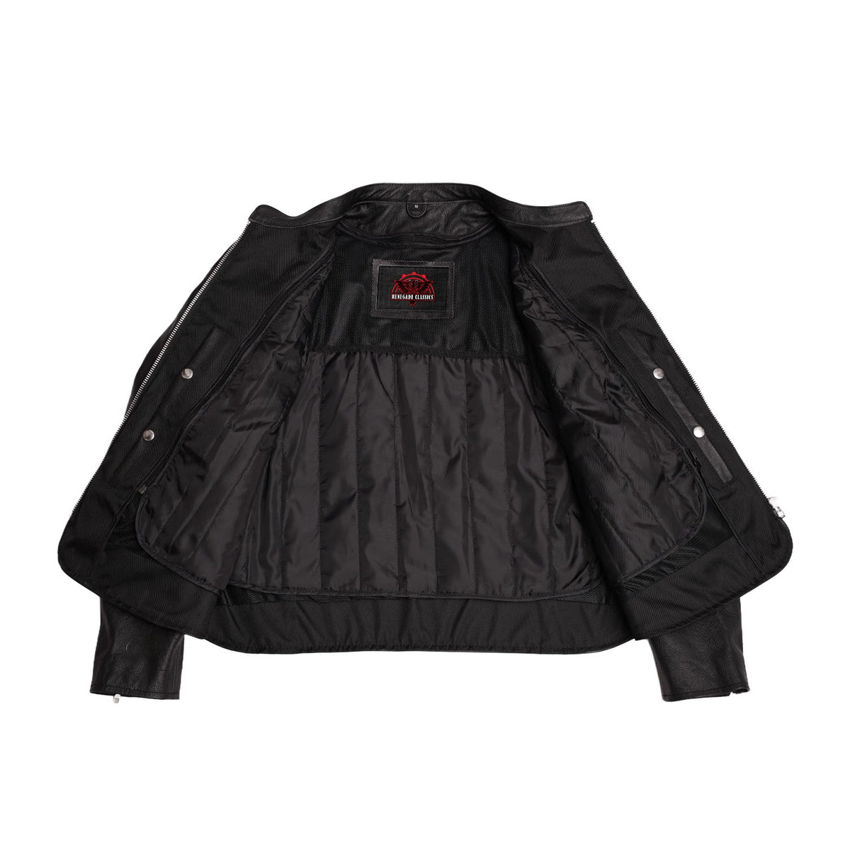 Road Queen Women's Black Leather Biker Jacket