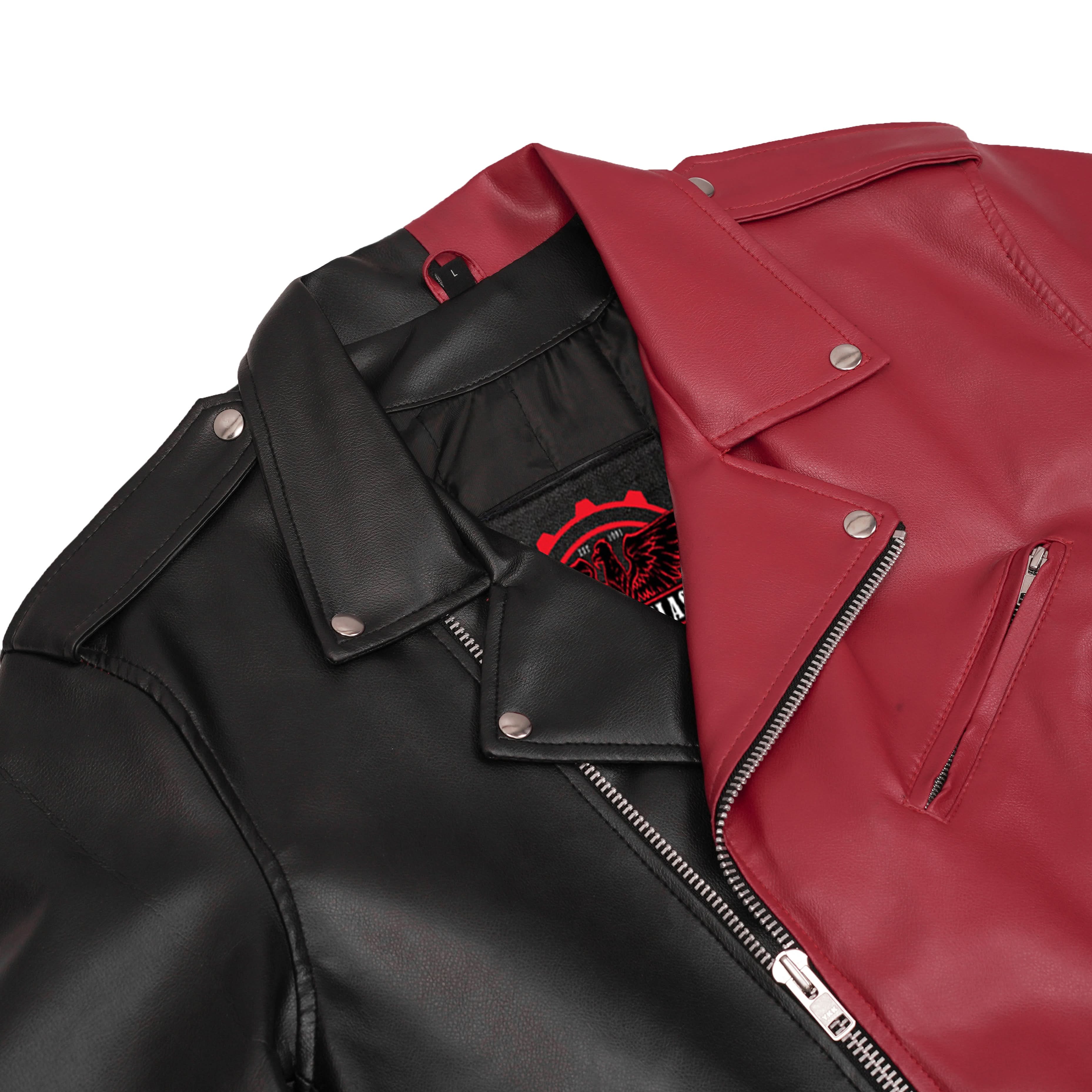 Void Ember™ Men’s Faux Leather Motorcycle Jacket
