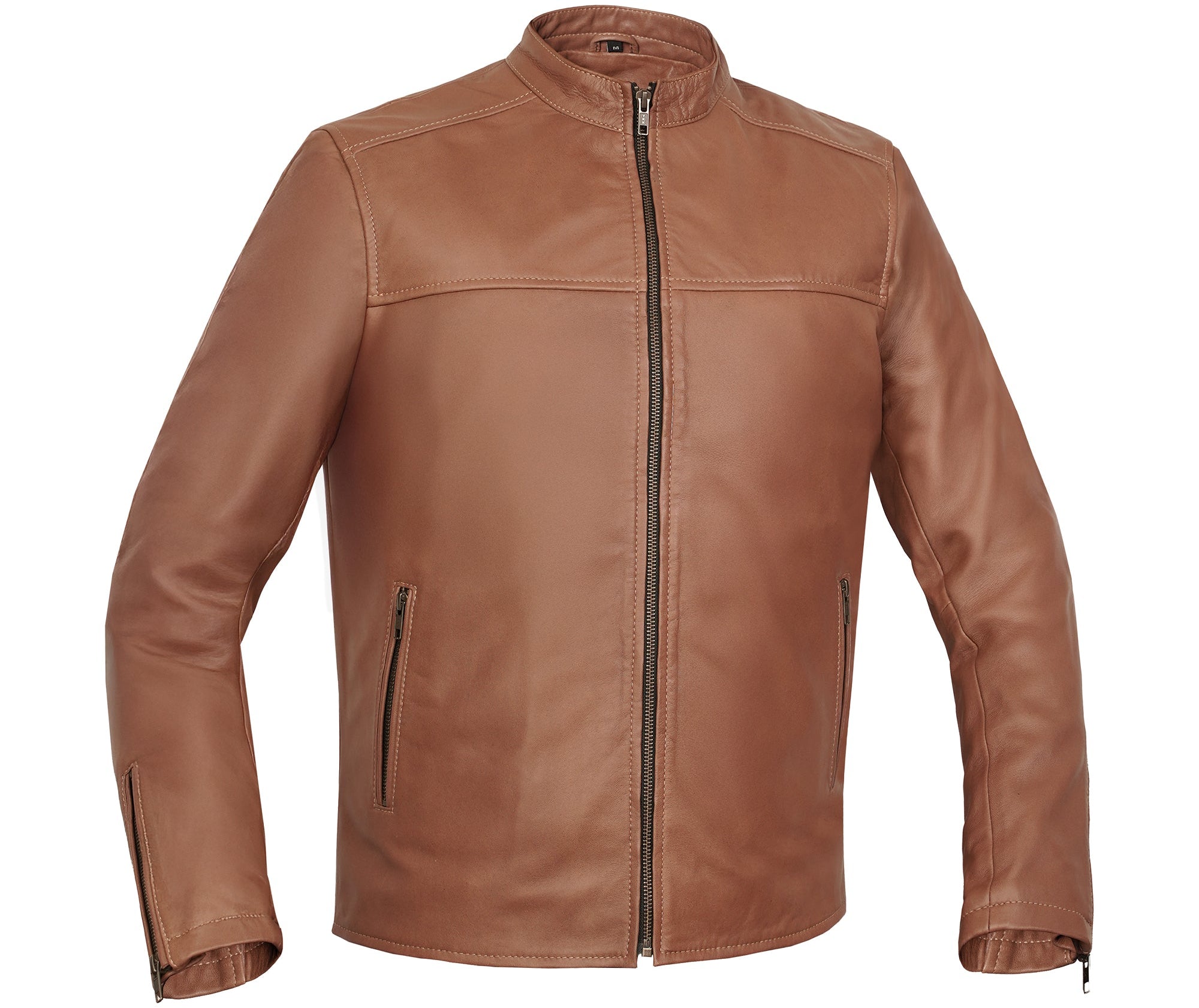 Sahara Men's Brown Fashion Leather Jacket