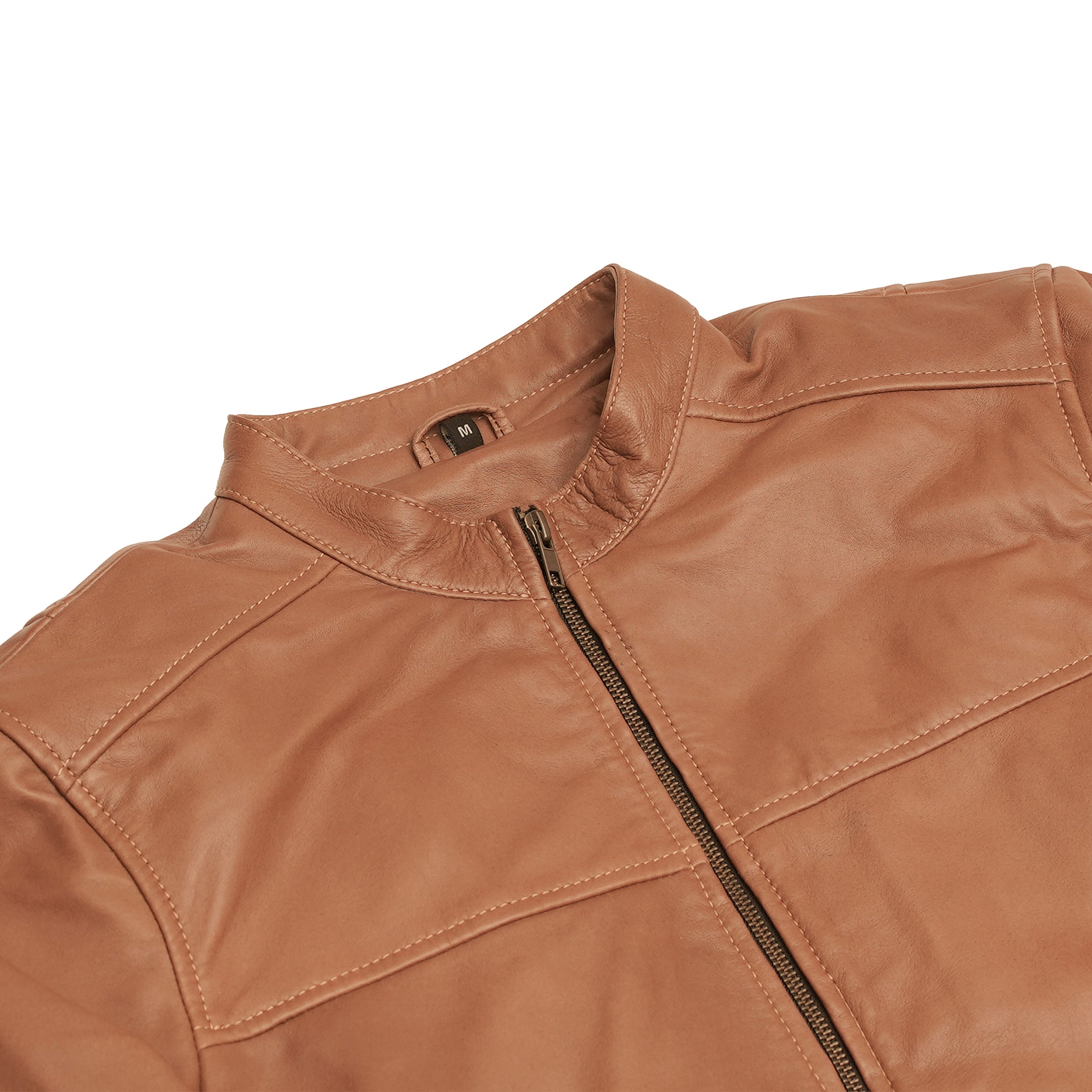 Sahara Men's Brown Fashion Leather Jacket