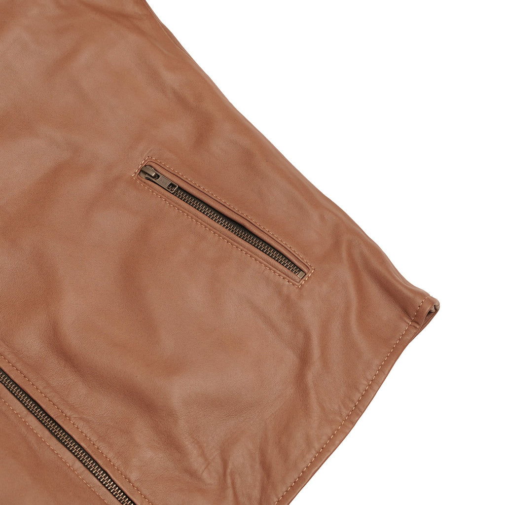 Sahara Men's Brown Fashion Leather Jacket